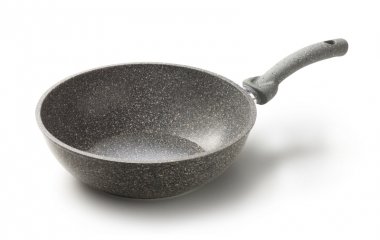 granit diamantová pánev wok 32 cm indukce s poklicí