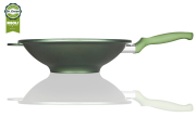 titanová pánev wok s povrchem vodního kamene Dr. Green 32 cm